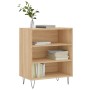 Credenza Rovere Sonoma 57x35x70 cm in Legno Multistrato