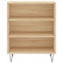 Credenza Rovere Sonoma 57x35x70 cm in Legno Multistrato