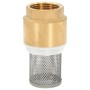 Tubo di Aspirazione con Raccordi in Ottone Nero 1,1" 15 m PVC