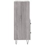 Credenza Grigio Sonoma 34,5x34x90 cm in Legno Multistrato