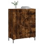 Credenza Rovere Fumo 69,5x34x90 cm in Legno Multistrato