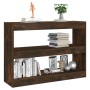 Libreria/Divisorio Rovere Fumo 100x30x72 cm