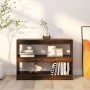 Libreria/Divisorio Rovere Fumo 100x30x72 cm