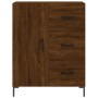 Credenza Rovere Marrone 69,5x34x90 cm in Legno Multistrato