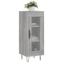 Credenza Grigio Sonoma 34,5x34x90 cm in Legno Multistrato