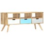 Mobile Porta TV 110x35x48 cm Legno Massello di Mango