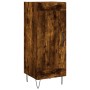 Credenza Rovere Fumo 34,5x34x90 cm in Legno Multistrato