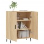 Credenza Rovere Sonoma 69,5x34x90 cm in Legno Multistrato