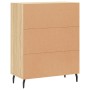 Credenza Rovere Sonoma 69,5x34x90 cm in Legno Multistrato