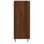 Credenza Rovere Marrone 69,5x34x90 cm in Legno Multistrato