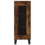 Credenza Rovere Fumo 34,5x34x90 cm in Legno Multistrato