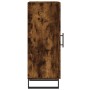 Credenza Rovere Fumo 34,5x34x90 cm in Legno Multistrato