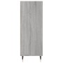 Credenza Grigio Sonoma 34,5x32,5x90 cm in Legno Multistrato