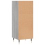 Credenza Grigio Sonoma 34,5x32,5x90 cm in Legno Multistrato