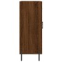 Credenza Rovere Marrone 69,5x34x90 cm in Legno Multistrato