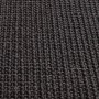 Tappeto in Sisal Naturale 80x300 cm Nero