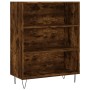 Libreria Rovere Fumo 69,5x32,5x90 cm in Legno Multistrato