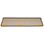 Tappetini per Scale 10 pz 65x21x4 cm Marrone