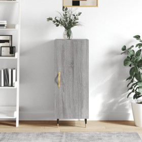 Credenza Grigio Sonoma 34,5x34x90 cm in Legno Multistrato