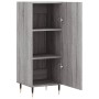 Credenza Grigio Sonoma 34,5x34x90 cm in Legno Multistrato