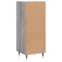 Credenza Grigio Sonoma 34,5x34x90 cm in Legno Multistrato