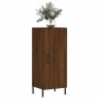 Credenza Rovere Marrone 34,5x34x90 cm in Legno Multistrato