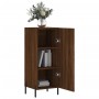 Credenza Rovere Marrone 34,5x34x90 cm in Legno Multistrato