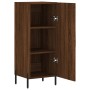 Credenza Rovere Marrone 34,5x34x90 cm in Legno Multistrato