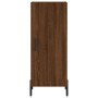 Credenza Rovere Marrone 34,5x34x90 cm in Legno Multistrato