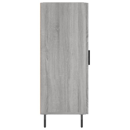 Credenza Grigio Sonoma 34,5x34x90 cm in Legno Multistrato