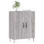 Credenza Grigio Sonoma 69,5x34x90 cm in Legno Multistrato