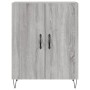 Credenza Grigio Sonoma 69,5x34x90 cm in Legno Multistrato