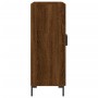 Credenza Rovere Marrone 69,5x34x90 cm in Legno Multistrato