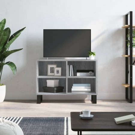 Mobile Porta TV Grigio Sonoma 69,5x30x50cm in Legno Multistrato