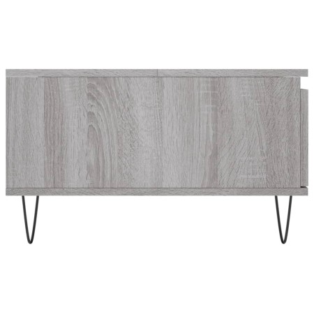 Tavolino da Salotto Grigio Sonoma 90x60x35 cm Legno Multistrato