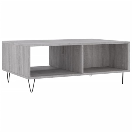 Tavolino da Salotto Grigio Sonoma 90x60x35 cm Legno Multistrato