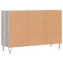 Credenza Grigio Sonoma 103,5x35x70 cm in Legno Ingegnerizzato