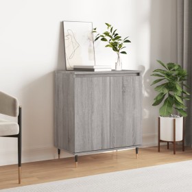 Credenza Grigio Sonoma 60x35x70 cm in Legno Multistrato