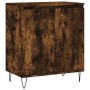 Credenza Rovere Fumo 60x35x70 cm in Legno Multistrato