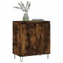 Credenza Rovere Fumo 60x35x70 cm in Legno Multistrato