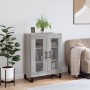 Credenza Grigio Sonoma 69,5x34x90 cm in Legno Multistrato