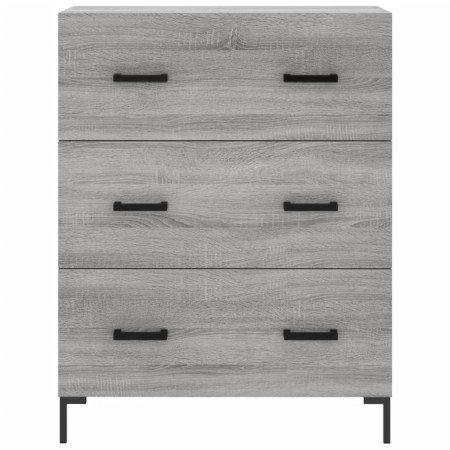 Credenza Grigio Sonoma 69,5x34x90 cm in Legno Multistrato