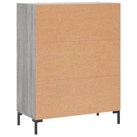 Credenza Grigio Sonoma 69,5x34x90 cm in Legno Multistrato