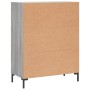 Credenza Grigio Sonoma 69,5x34x90 cm in Legno Multistrato