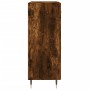 Credenza Rovere Fumo 69,5x34x90 cm in Legno Multistrato