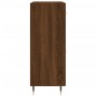 Credenza Rovere Marrone 69,5x34x90 cm in Legno Multistrato