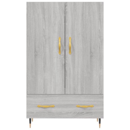 Credenza Grigio Sonoma 69,5x31x115 cm in Legno Multistrato