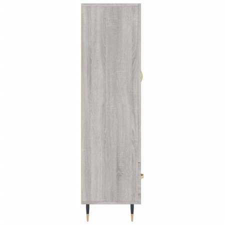 Credenza Grigio Sonoma 69,5x31x115 cm in Legno Multistrato