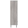 Credenza Grigio Sonoma 69,5x31x115 cm in Legno Multistrato