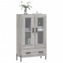 Credenza Grigio Sonoma 69,5x31x115 cm in Legno Multistrato